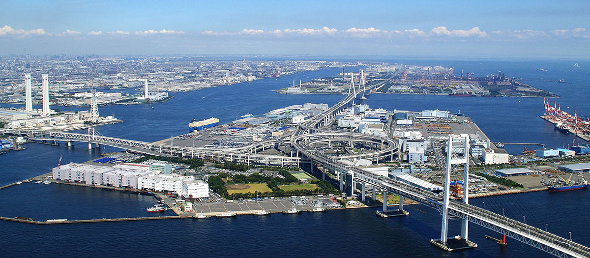 京浜臨海部写真空撮